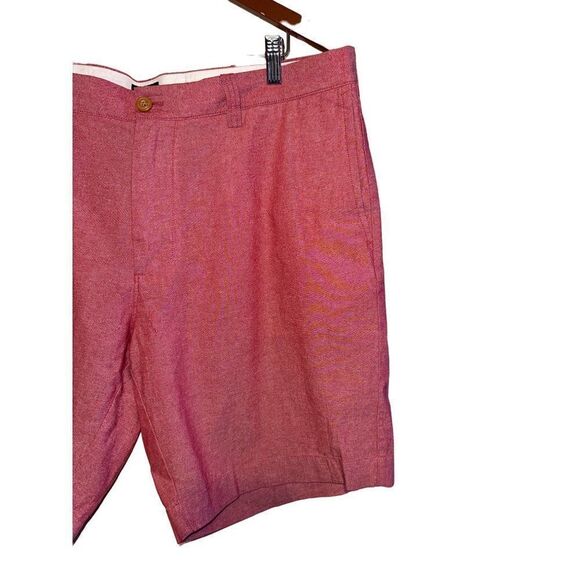 NWT J. Crew Gramercy Red Chambray 100% Cotton Shorts Size 38w - Picture 3 of 13
